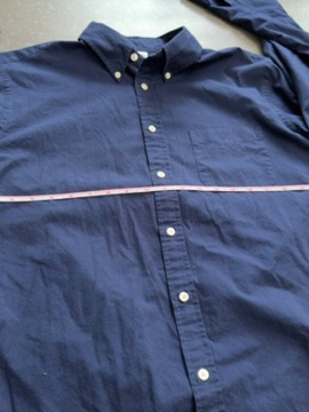 Brooks Brothers 1818 Regent Navy Button-Down Dress Shirt Men's Large - Picture 9 of 11